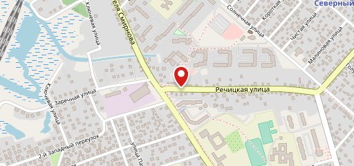 Шаурма "Корнер 28", р-н Речица на карте