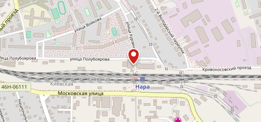 Шаурмяшечная на станции Нара на карте