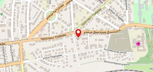 Шаверма На Донского на карте
