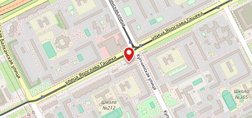 Шаверма на Гашека на карте