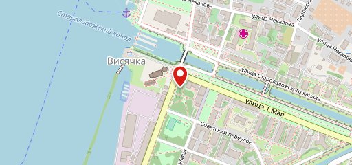 Шаверма на остановке на карте