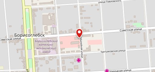 Шаверма на Советской на карте