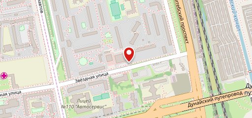 Шаверма на Звездной на карте