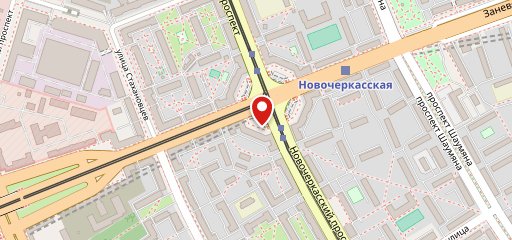 Шаверно на карте