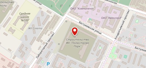 Шаверно на карте