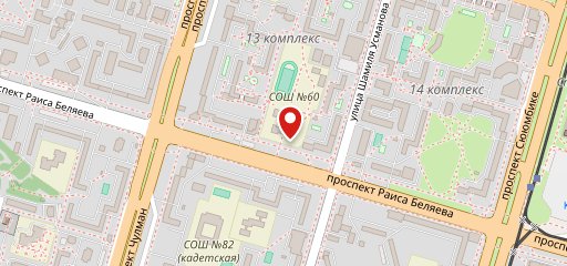 Школа №60 им. Павла Шампанова на карте