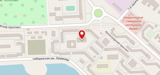 Школьная столовая МОУ Гимназия г. Надым на карте