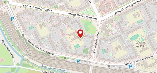 школьная столовая на карте