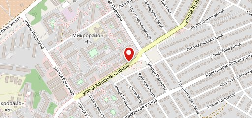 Сибирь, спорт-бар, на карте