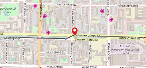 Сибирские блины на карте