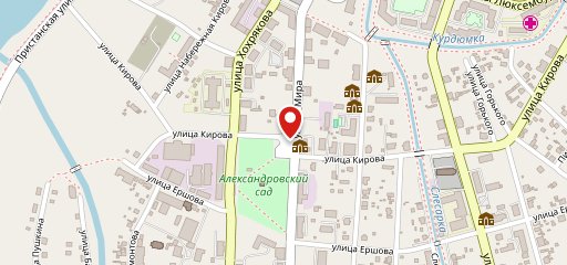 Сибирский круассан на карте