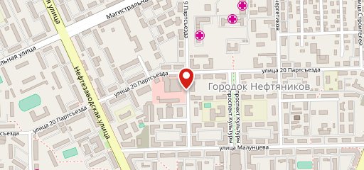 Сибирский бор на карте