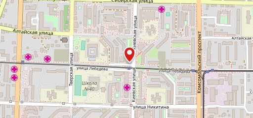 Сибирские блины на карте