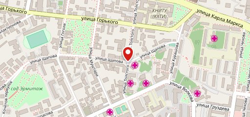 Циферблат на карте