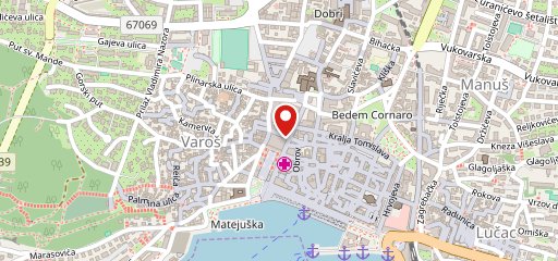 SILK - Pan-Asian Fusion and Izakaya, Split на карте