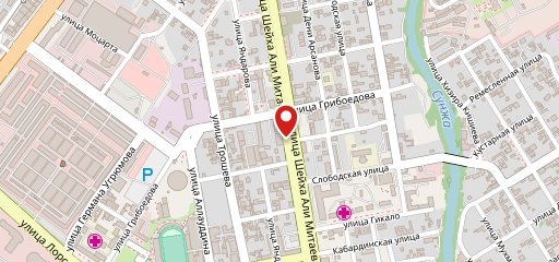 Синтем на карте
