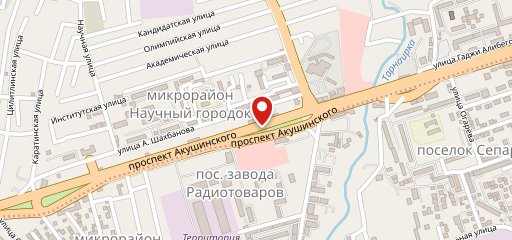 Сириус на карте