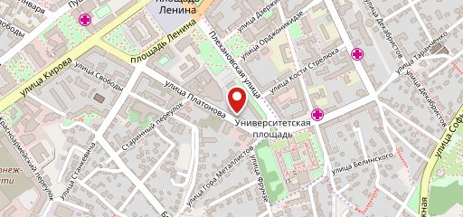 Платонов на карте