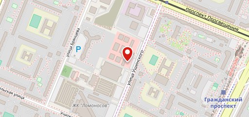 Столовая на карте