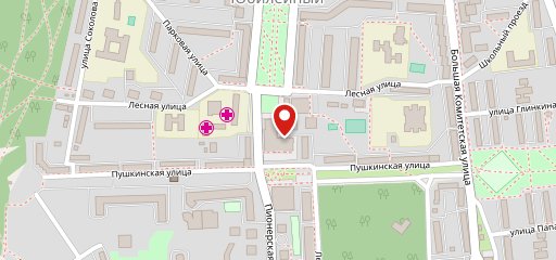 Сквер на карте