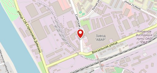 Сластёна на карте