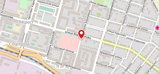Славянская на карте
