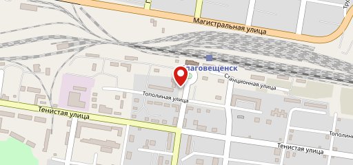 Славянское на карте