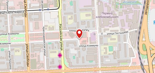 Славянское кафе на карте