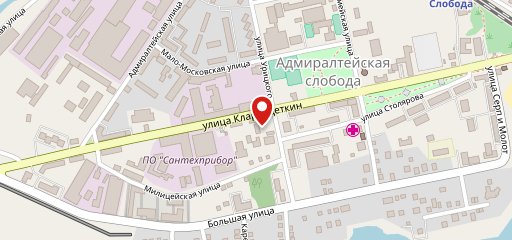 Слобода, магазин на карте