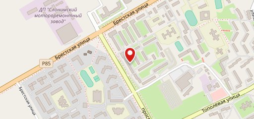 Слоним Ресторан ОАО Свiтанак на карте