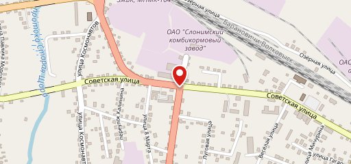 Слонимский хлеб на карте