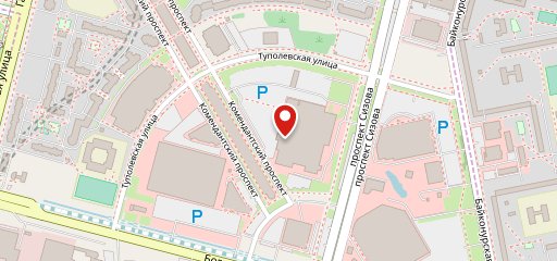 Служебная столовая Metro на карте