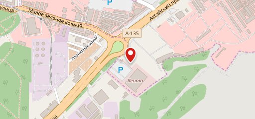 Кафе быстрого питания на карте