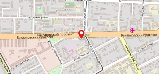 Снежинка на карте