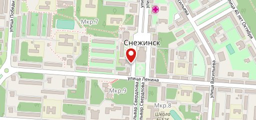 Снежинка на карте