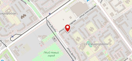 Снежный городок на карте