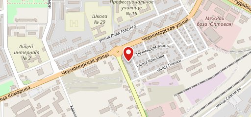 Сочи, кафе-бар на карте