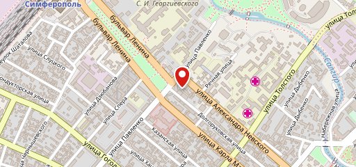 Столовая на карте