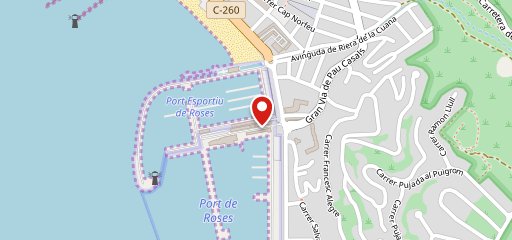 Restaurante Sodemar Port Roses на карте