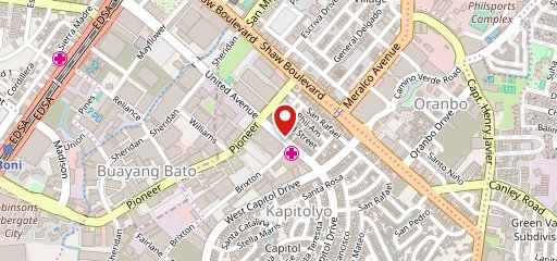 Soho на карте