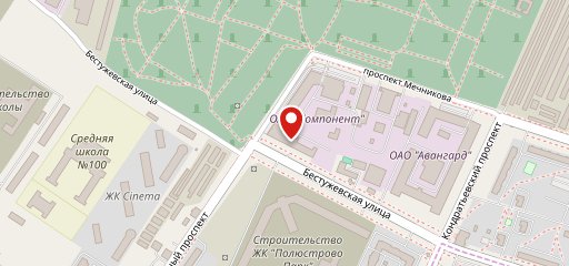 Солнце внутри на карте