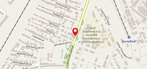 Солнечное кафе на карте