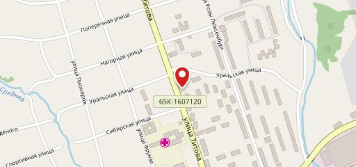 Солнечное на карте