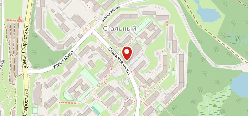 Солнечный на карте