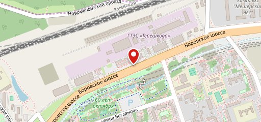 Солнечный на карте