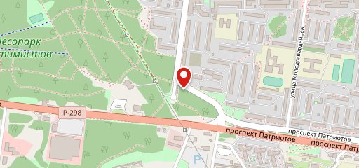 Сосновый бор на карте