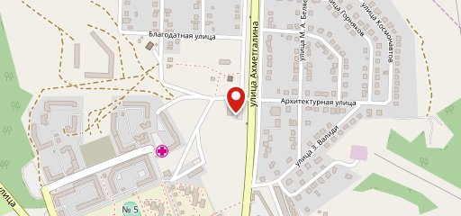 Южный дворик на карте