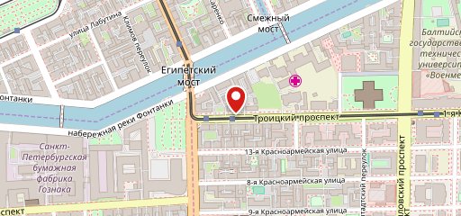 Советский на карте