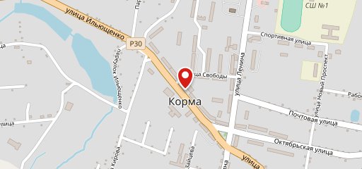 Сож на карте