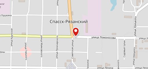 Спасское на карте